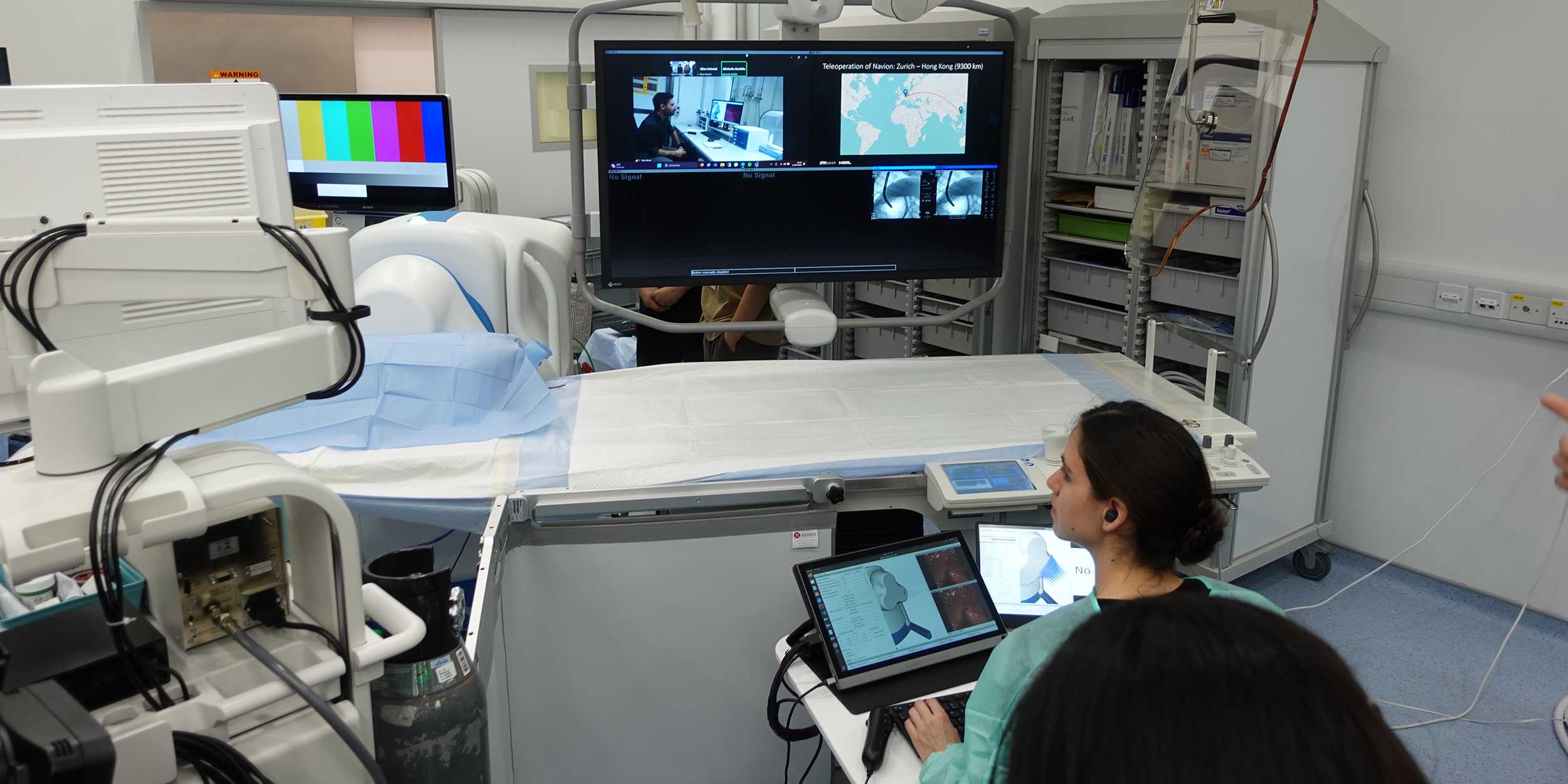 The operating room at the Faculty of Medicine at The Chinese University of Hong Kong.